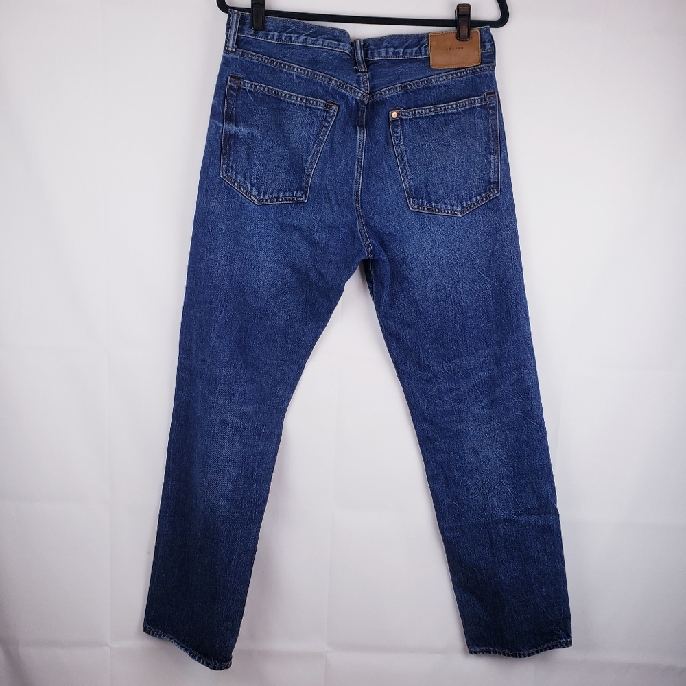 & Denim Mens Straight Coupe Droite Jeans Cotton - Picture 2 of 4